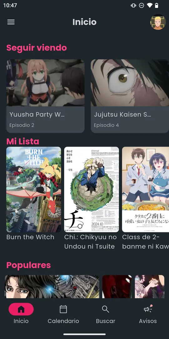Ichi app en un smartphone